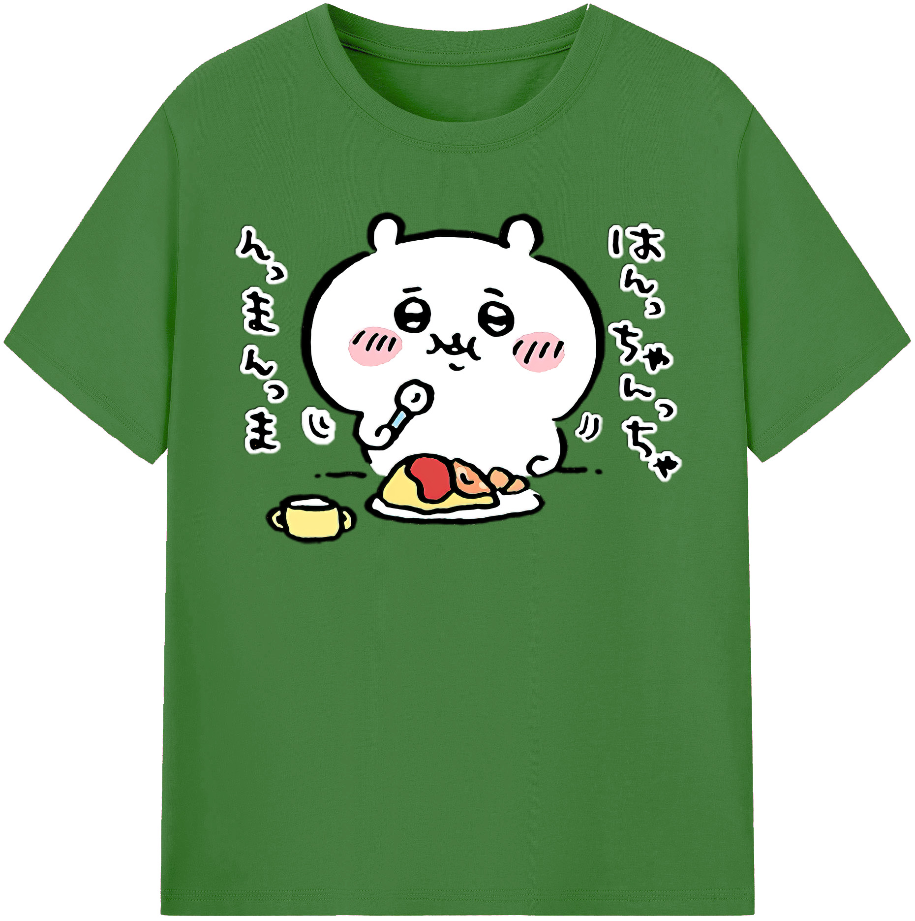 （画像用） ちいかわ ちいかわ Chii-kawa chiikawa レディースカジュアルプリントTシャツ（綿100％）